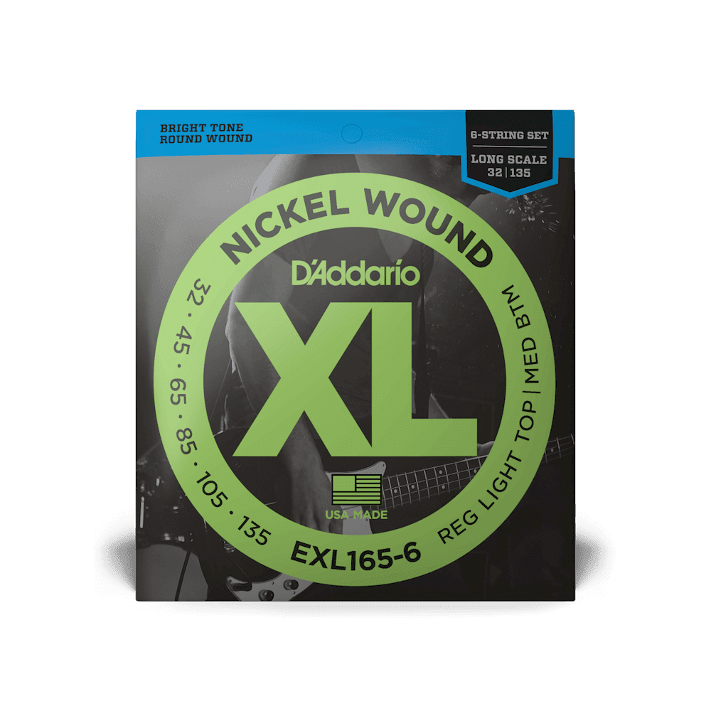 Encordado D Addario Bajo Exl165-6 32-135 6 Cuerdas