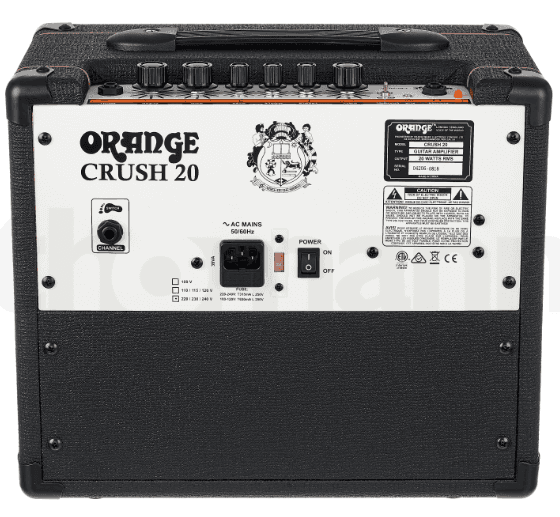 Amplificador Orange D-Crush-20 Negro Para Guitarra Electrica 3