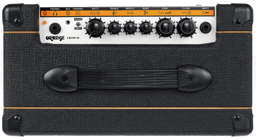Amplificador Orange D-Crush-20 Negro Para Guitarra Electrica 4