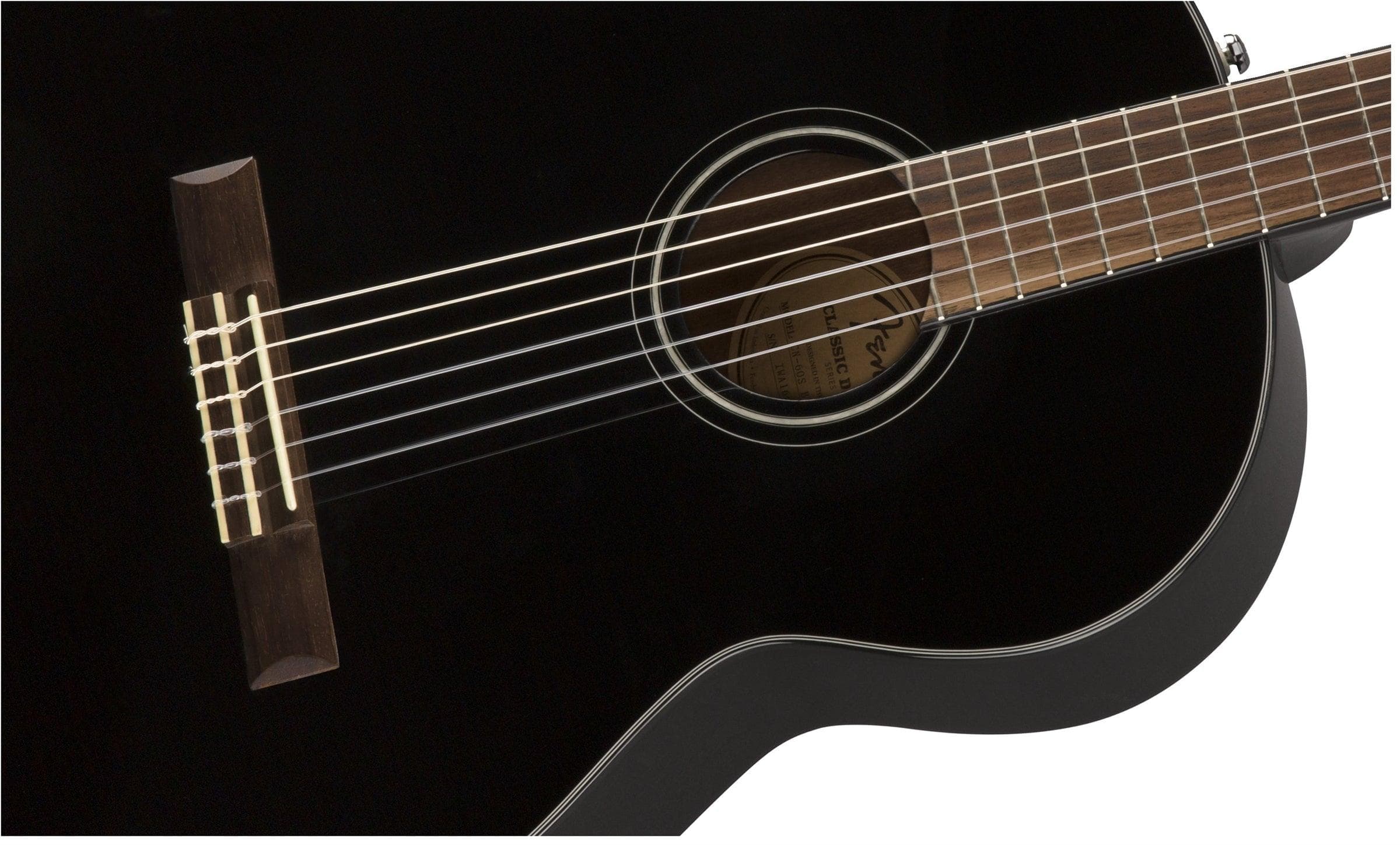 Guitarra Acustica Fender CN-60S 09617140 Negra 2