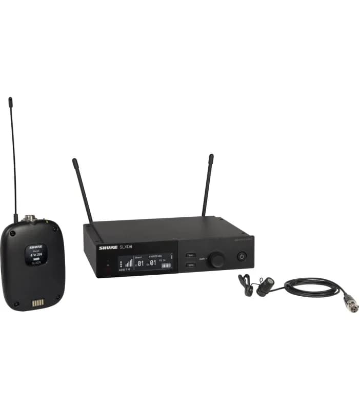 SISTEMA INALÁMBRICO CON MICRÓFONO LAVALIER SHURE SLXD14/85 1