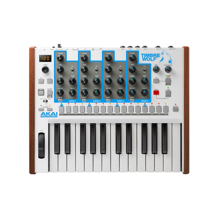 SINTETIZADOR ANALOGICO AKAI TIMBRE WOLF