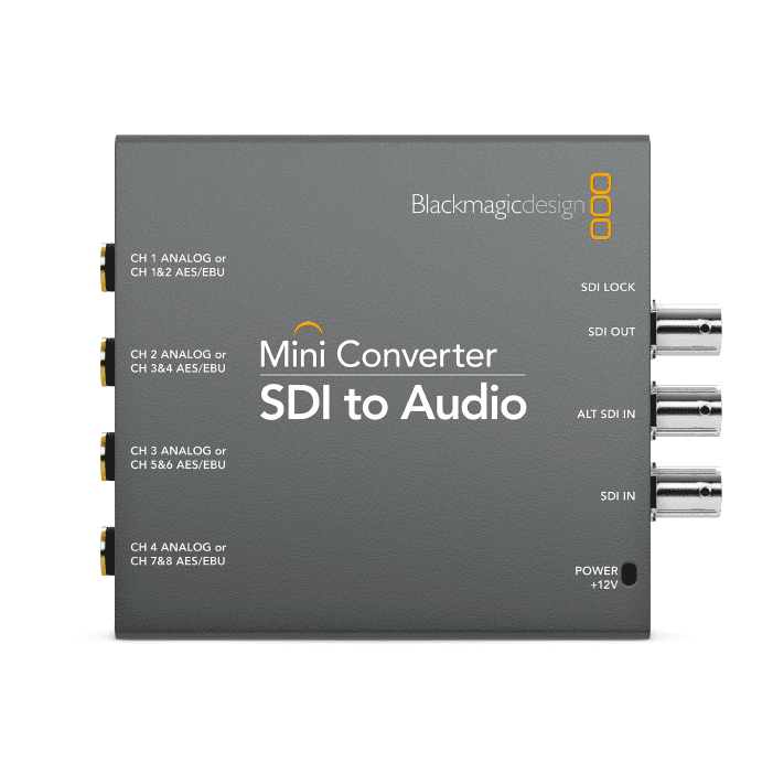 CONVERTIDOR BLACKMAGIC MINI CONVERTER - SDI TO AUDIO 2
