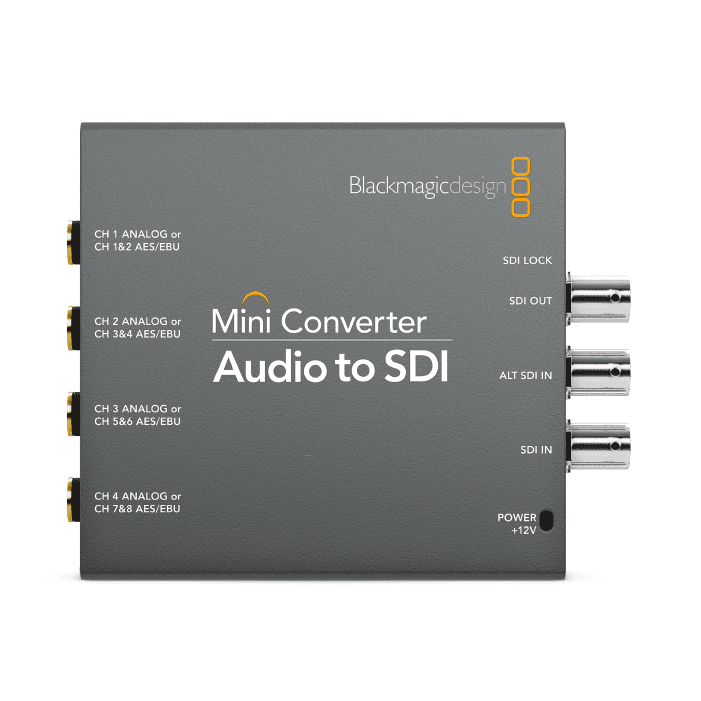 CONVERTIDOR BLACKMAGIC MINI CONVERTER AUDIO TO SDI 2 2