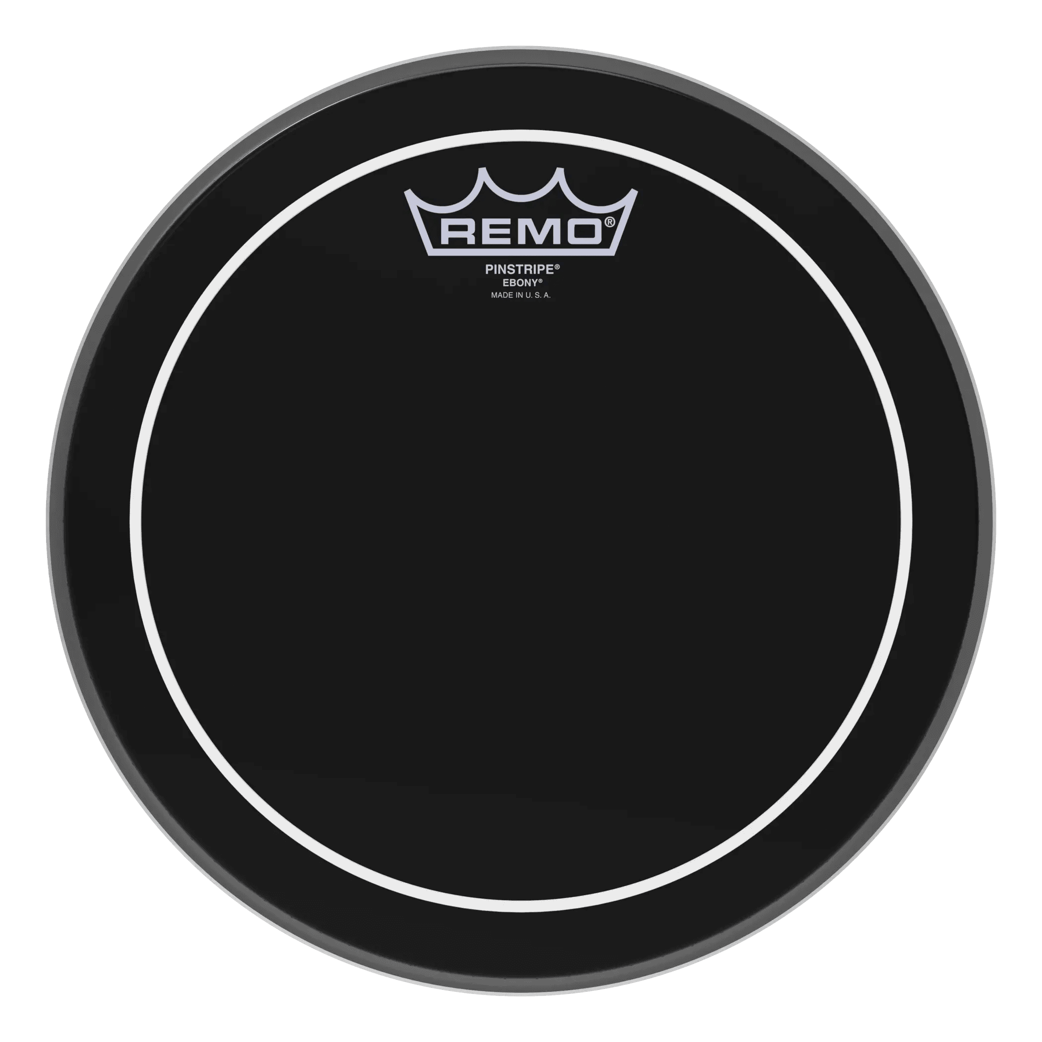 Parche Remo Pinstripe De 10 Gota Aceite Negro Es-0610-ps