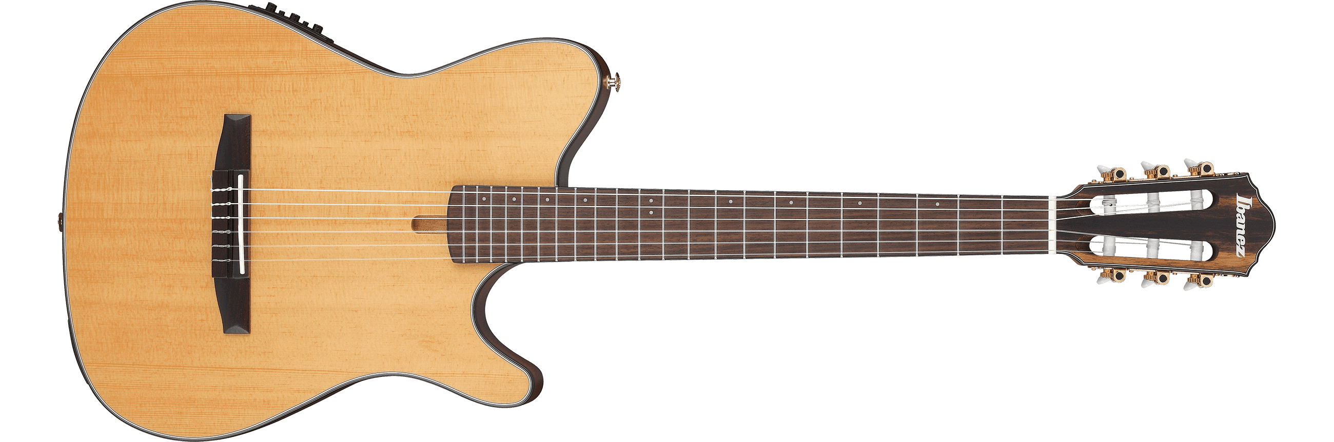 Guitarra Electroacustica Ibanez Frh10n-natural Flat Nylon