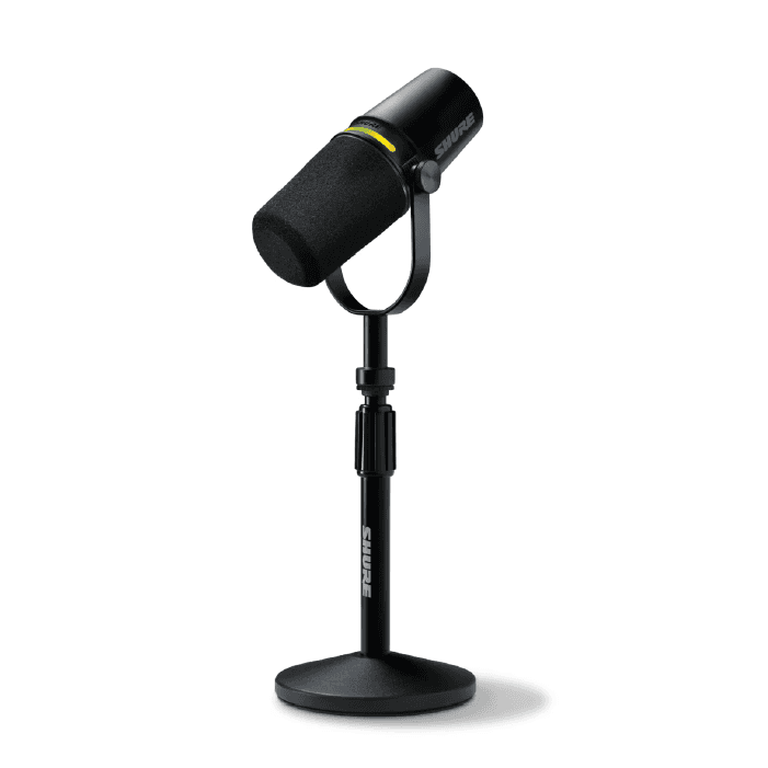 MICRÓFONO USB MV7+-K SHURE NEGRO CON BASE