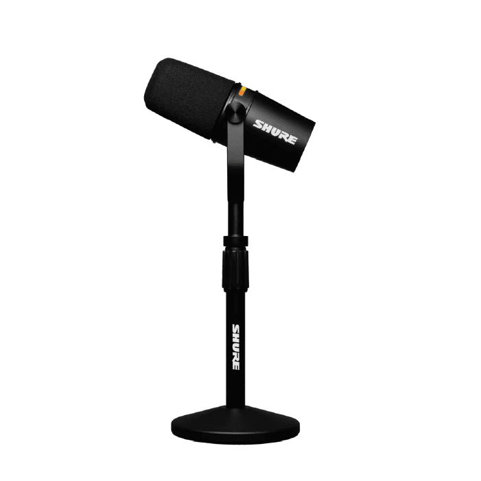 MICRÓFONO USB MV7+-K SHURE NEGRO CON BASE 4