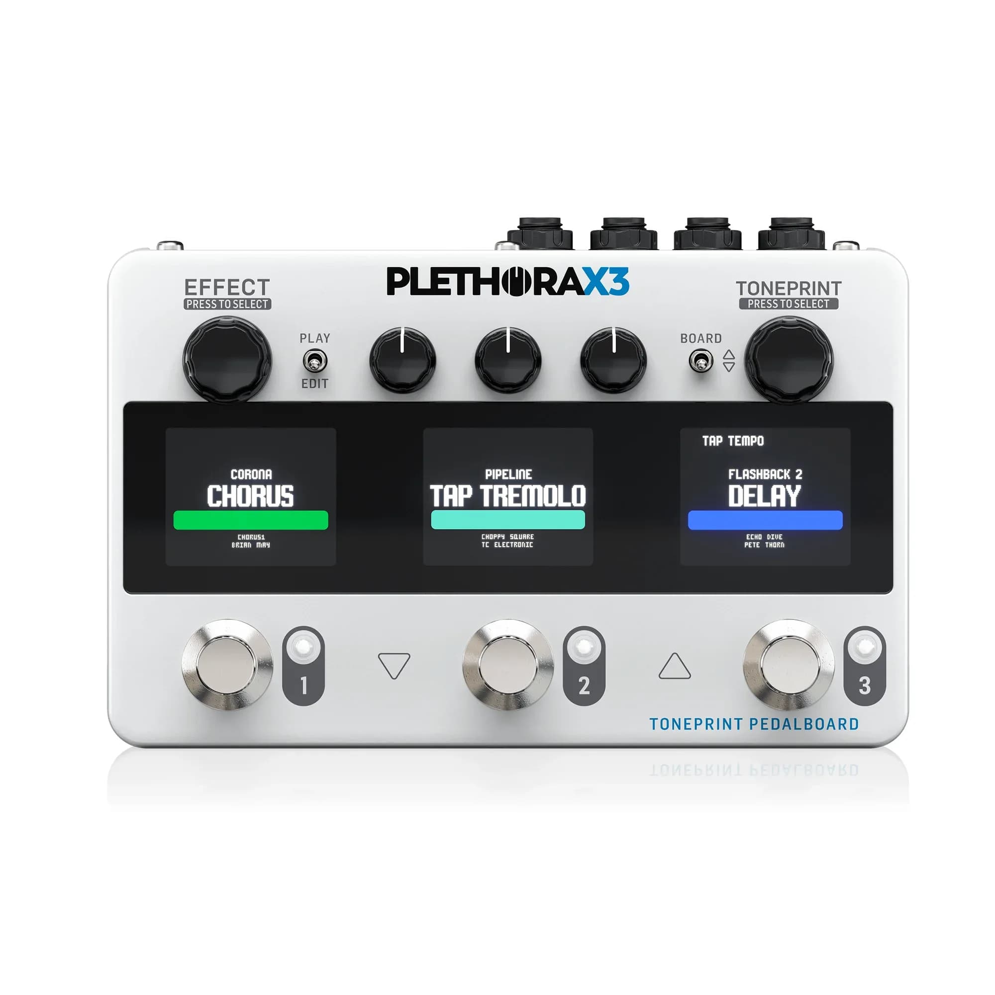 Pedalera multiefectos PLETHORA X3 TC ELECTRONIC