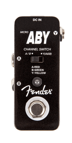 Pedal Fender Guitarra Electrica Micro ABY BK 0234514000