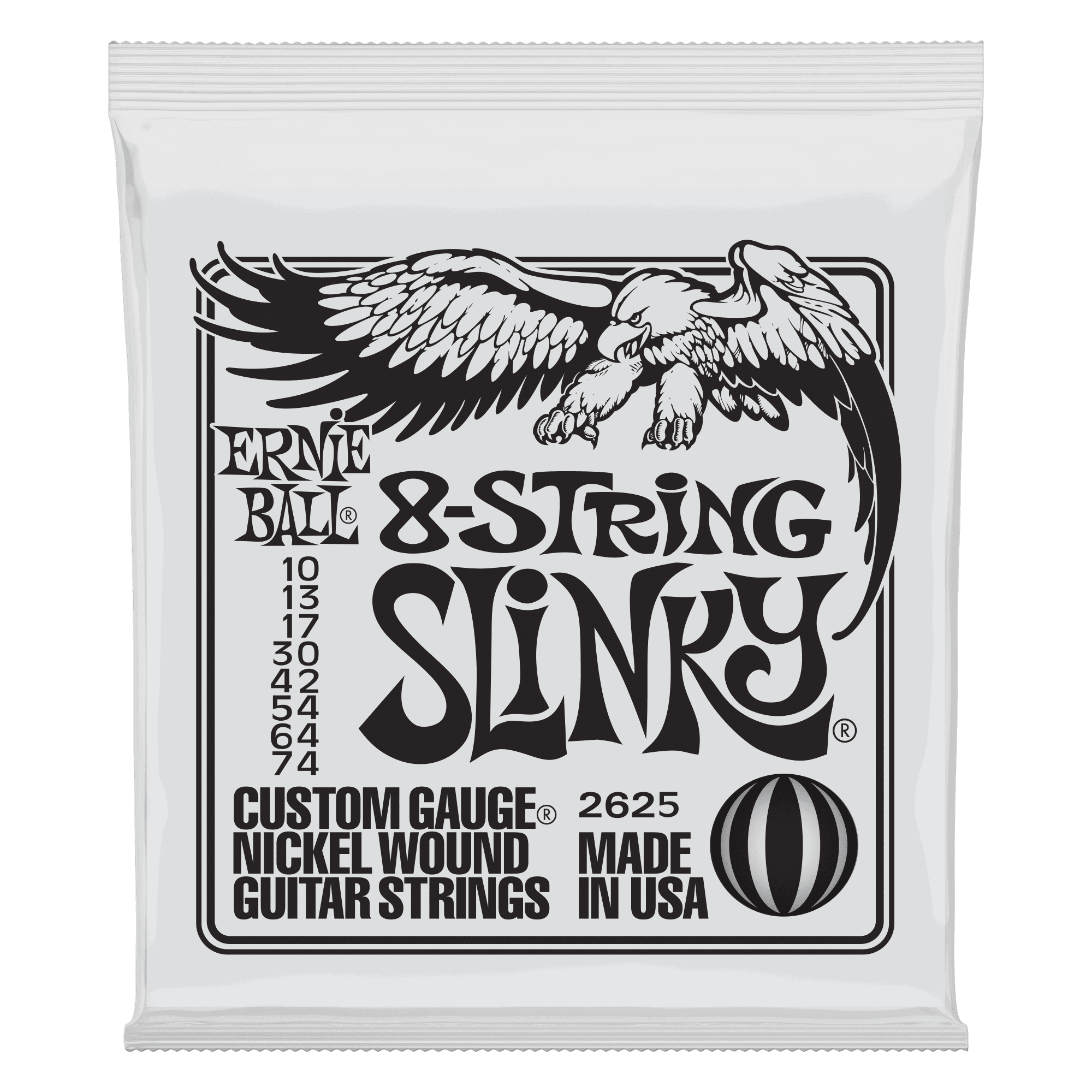 Encordado Ernie Ball Guitarra Electrica 2625 10-74