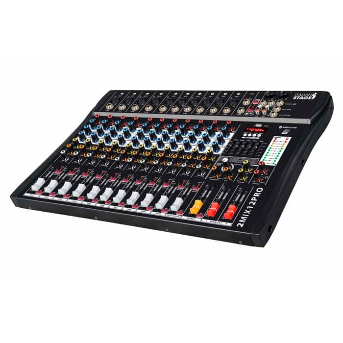 MEZCLADOR ITALIAN STAGE IS 2MIX12PRO USB Y BT 2