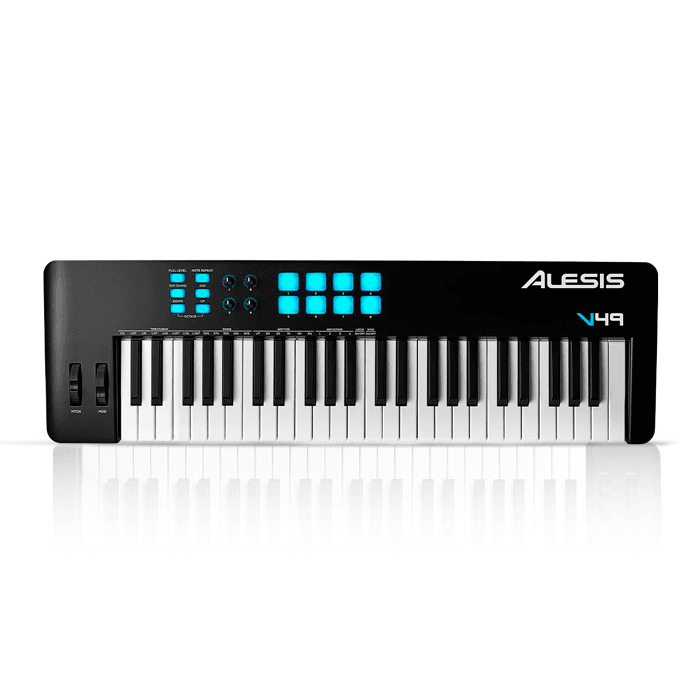 CONTROLADOR MIDI ALESIS V49MKII DE 49 TECLAS