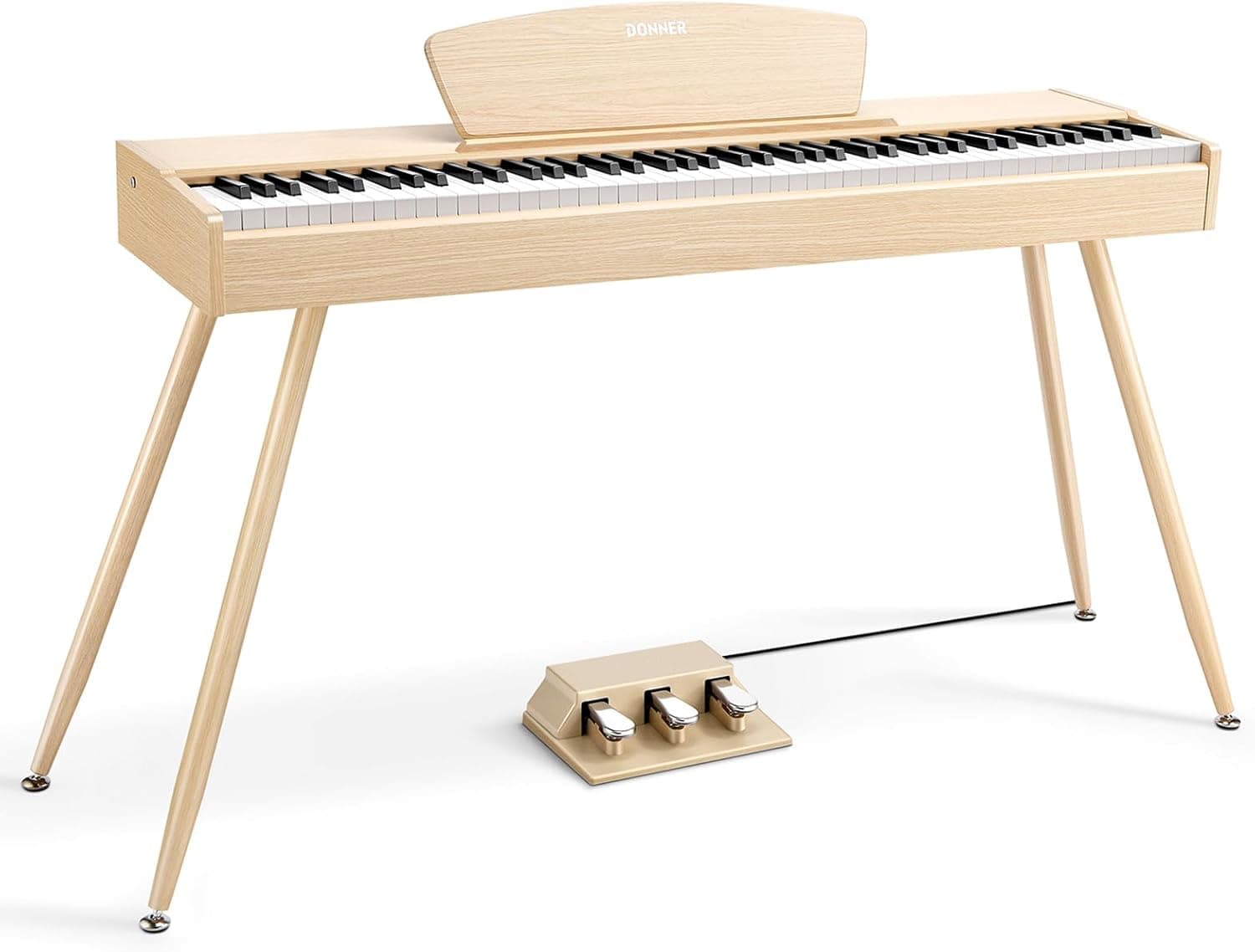 Piano Digital Donner Ec7413 Ddp-80 Natural