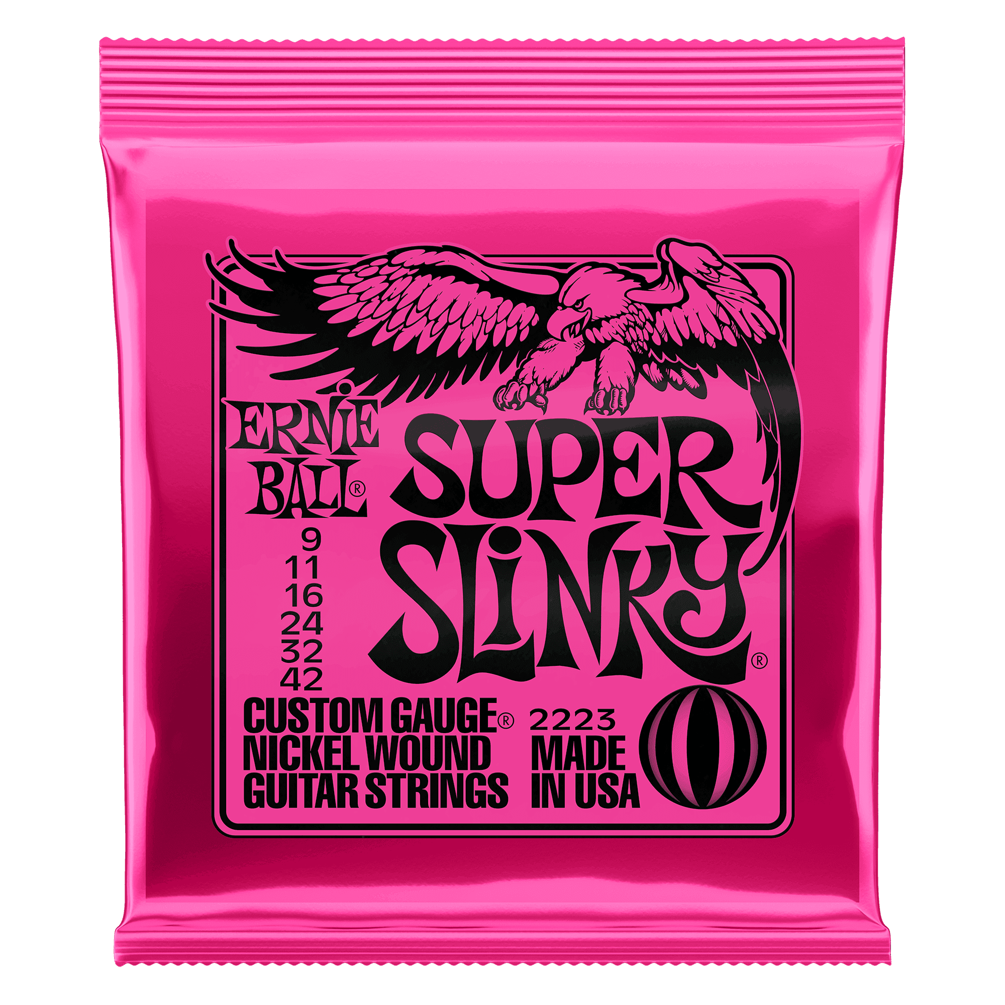 Encordado Ernie Ball Guitarra Electrica 2223 9-42