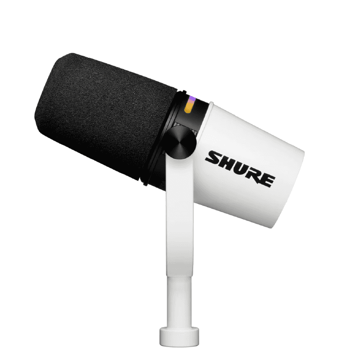 MICRÓFONO USB MV7+-W SHURE BLANCO 3
