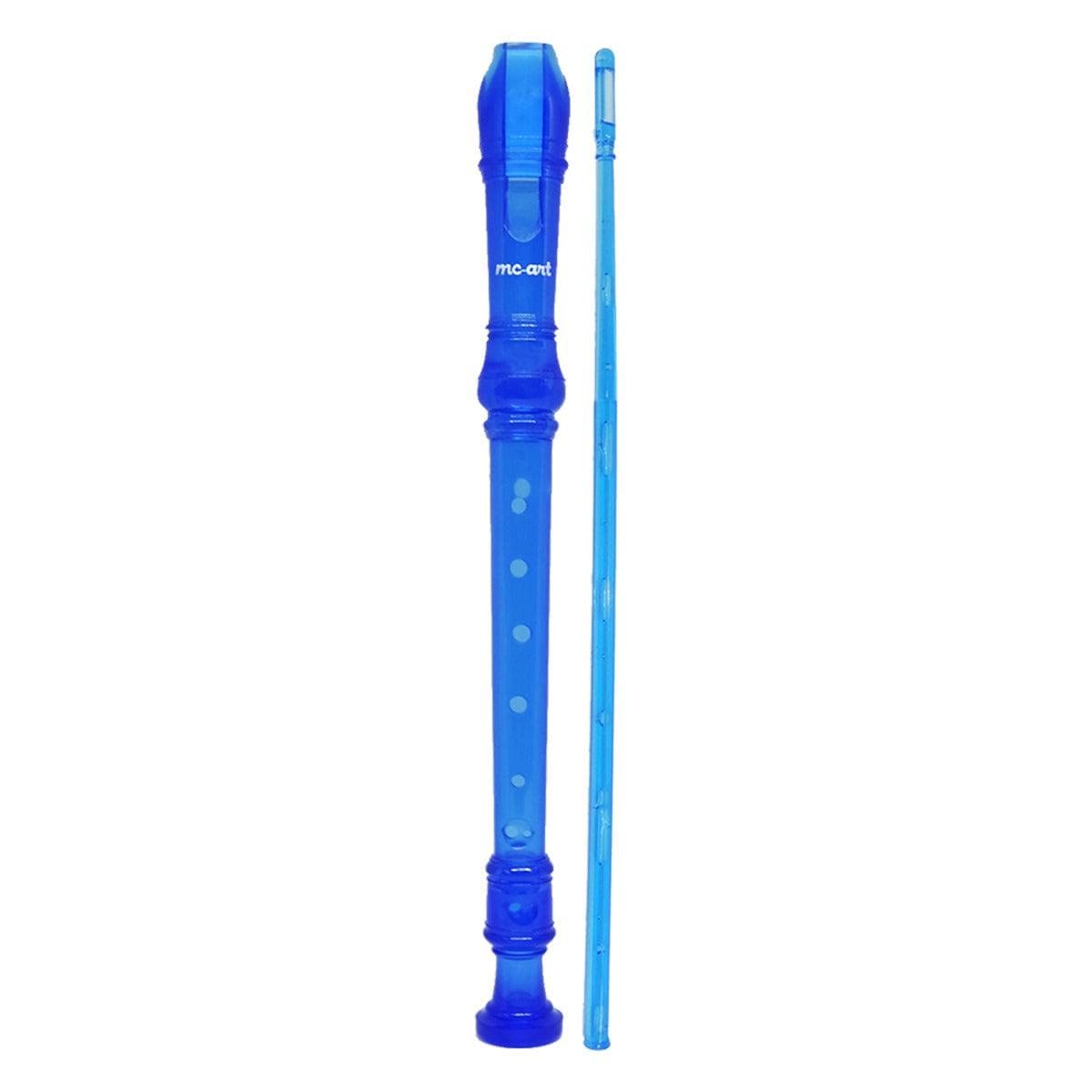 Flauta Mc-art Lqm-8a-9 Azul Transparente