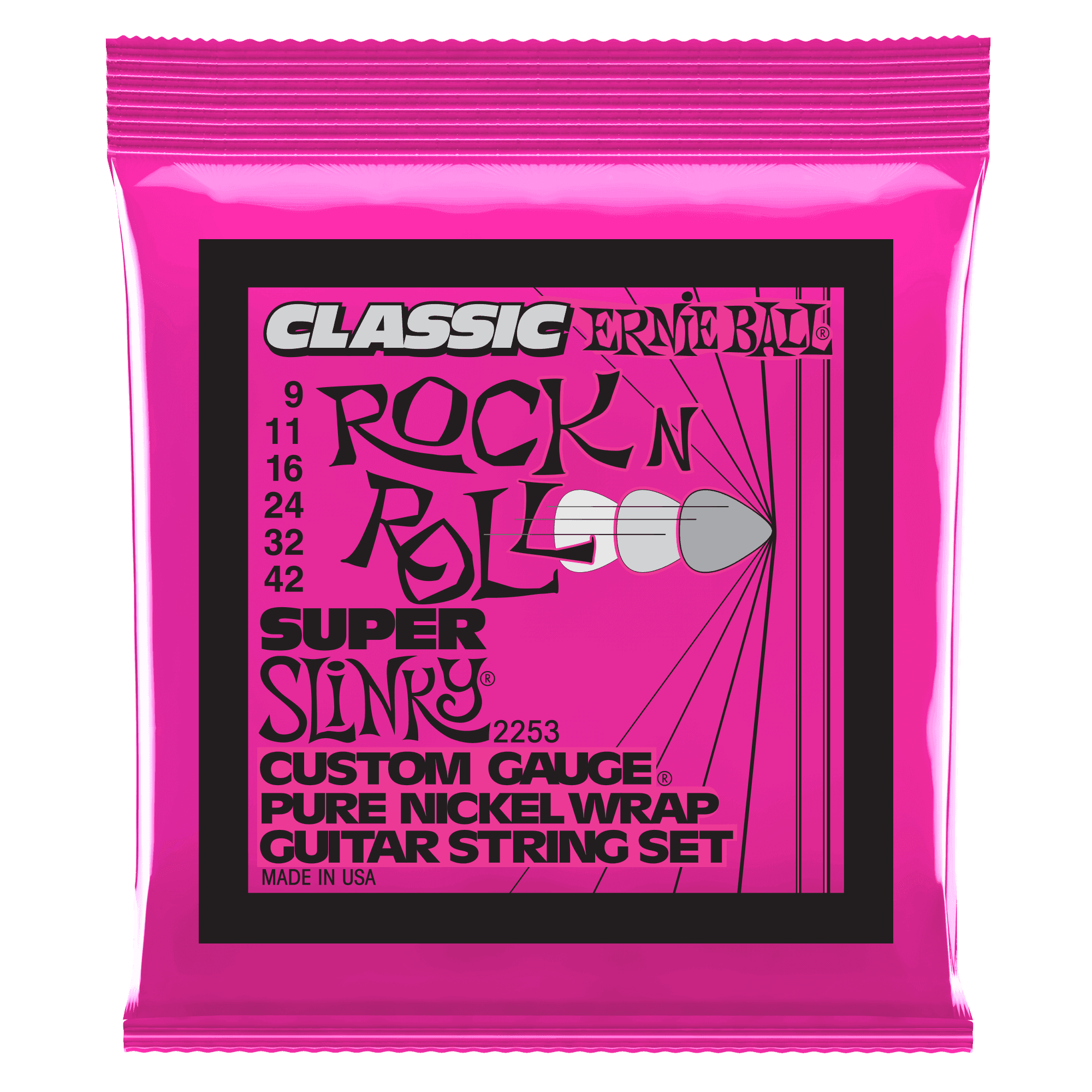 Encordado Ernie Ball Guitarra Electrica 2253 9-42