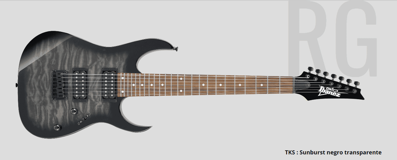 Guitarra Electrica Ibanez Grg7221qa-tks