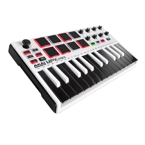 CONTROLADOR MIDI AKAI MPKMINI3 COLOR BLANCO