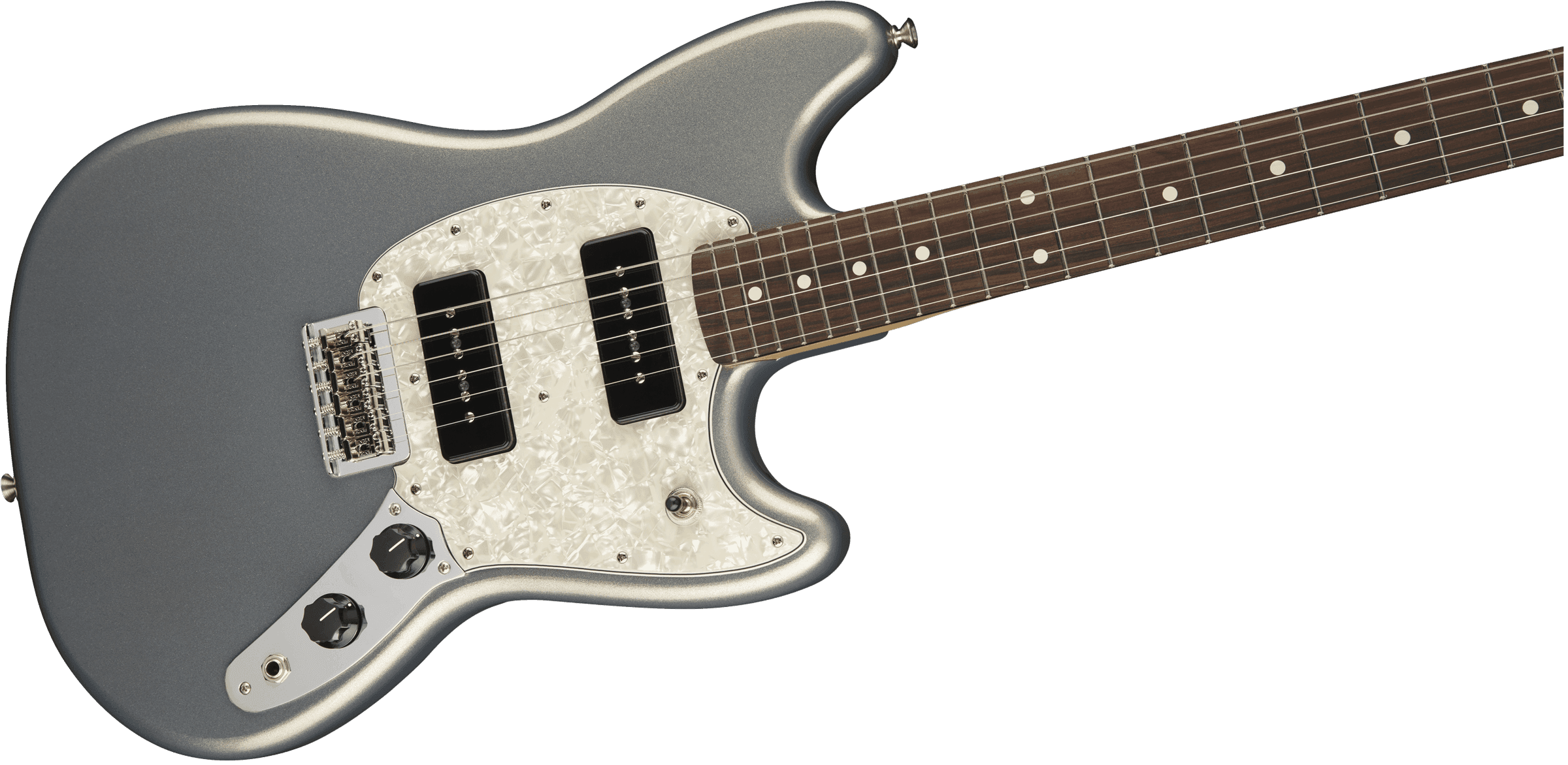 Guitarra Electrica Fender Player Mustang® 90, diapasón de arce, espuma de mar verde 0144043581 3