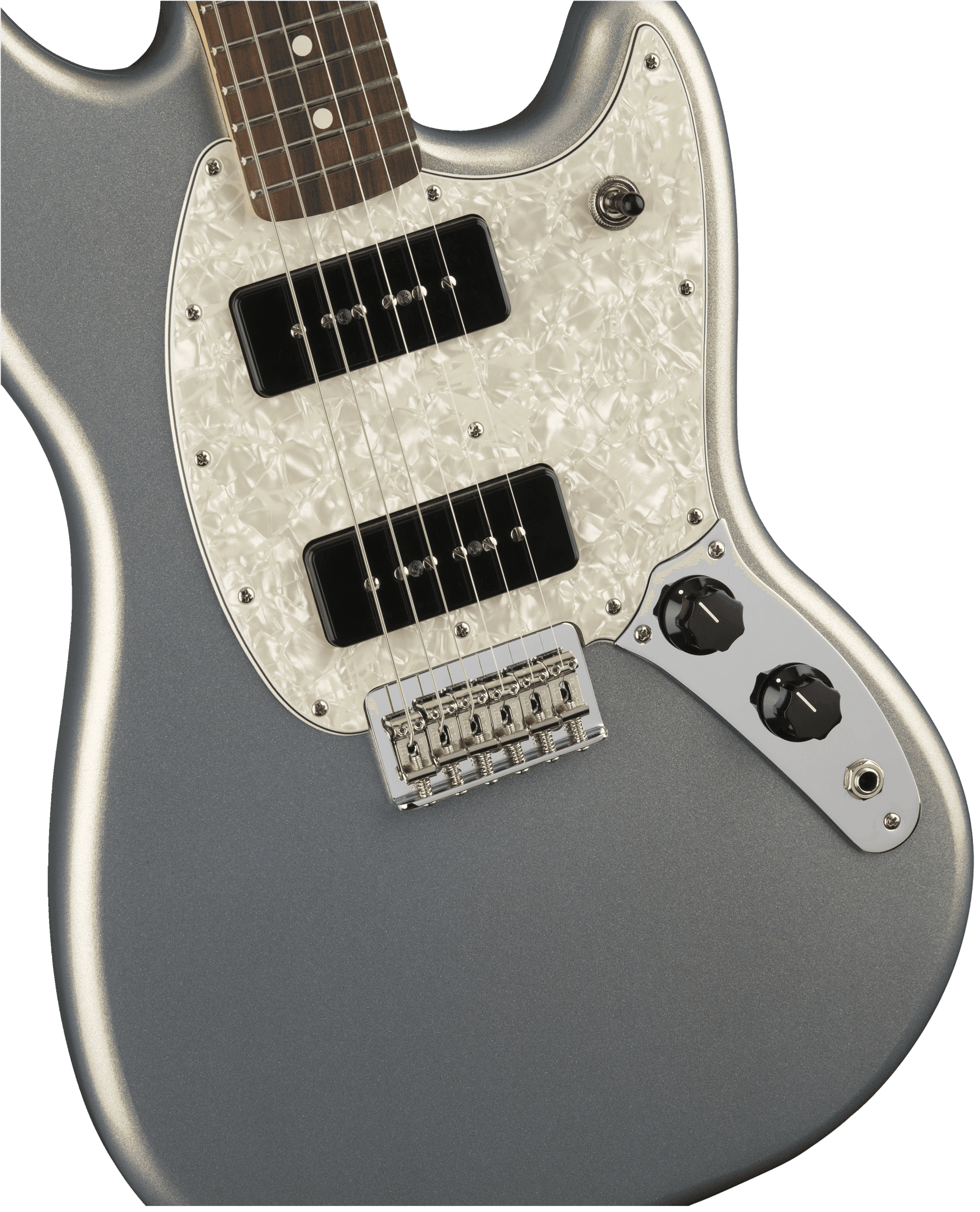 Guitarra Electrica Fender Player Mustang® 90, diapasón de arce, espuma de mar verde 0144043581 4