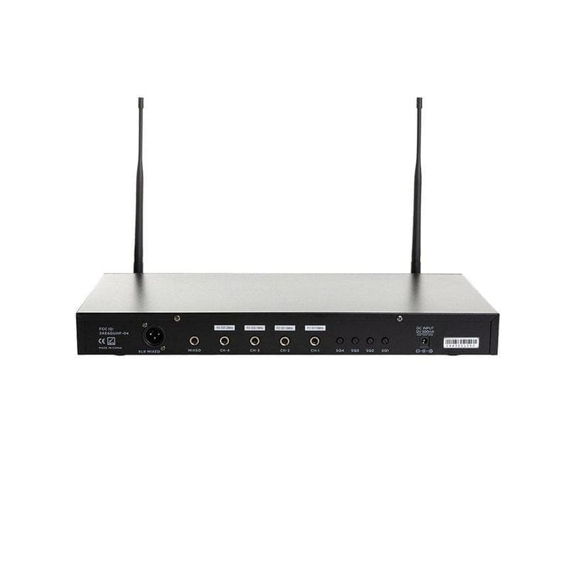 Microfono Gemini Uhf-04M-S1234 Inalambrico 4 Canal 4