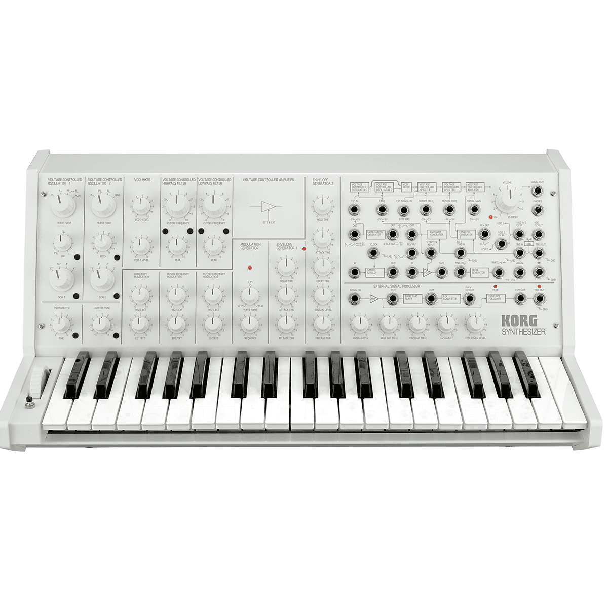 SINTETIZADOR ANALÓGICO KORG MS-20 FS WHITE