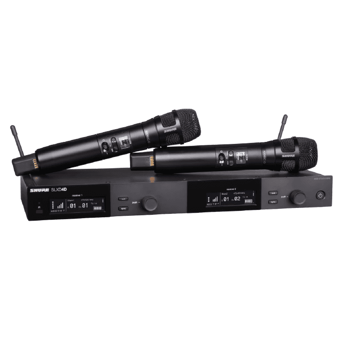 SISTEMA INALÁMBRICO DOBLE SLXD24D/N8CB SHURE