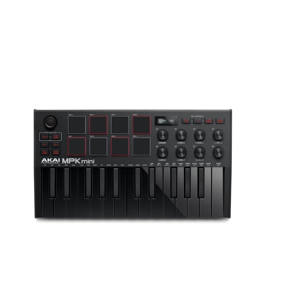 CONTROLADOR MIDI AKAI MPKMINI3 COLOR NEGRO 2
