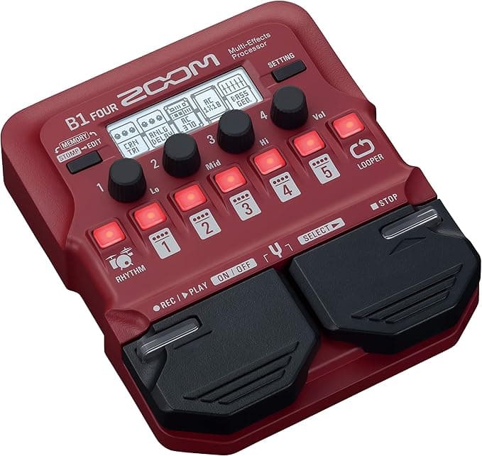 Procesador De Efectos Zoom B1 Four 120gl/220ge Bajo 4