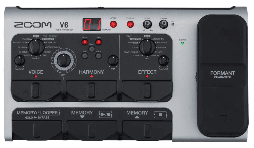 Procesador De Efectos Zoom V6/120gl Vocal 2