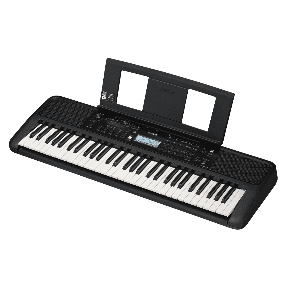 COMBO TECLADO PSR-E383 CON ADAPTADOR + BASE K&M + ESTUCHE 5