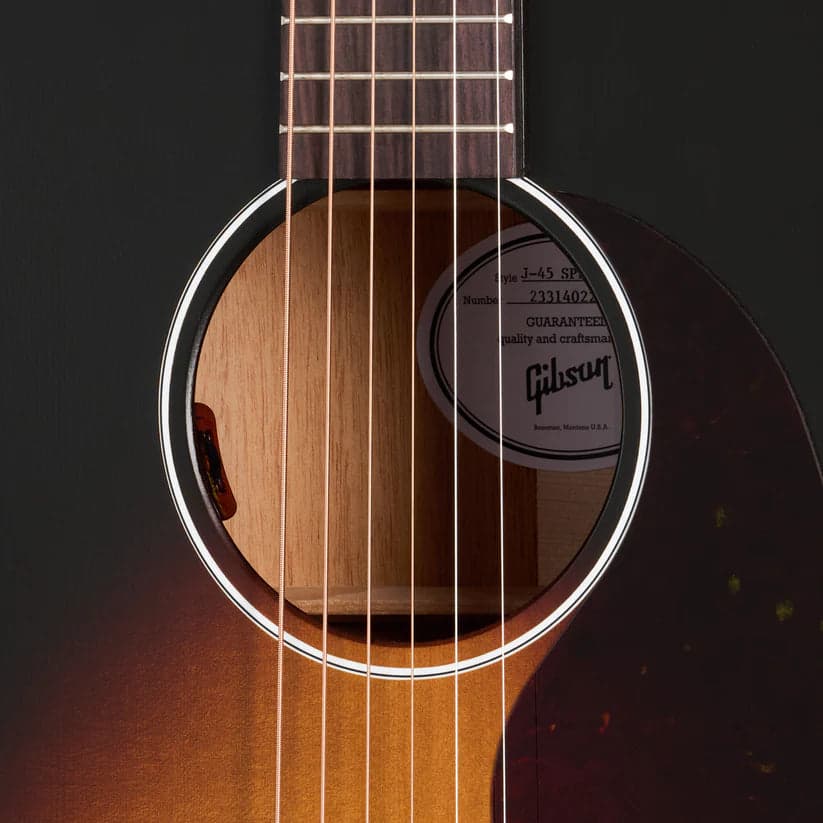 Guitarra Electroacustica Gibson J-45 Special MCRS45SPCVS Satin Vintage Sunburst 3