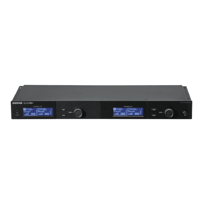 RECEPTOR CUÁDRUPLE SLXD4Q+ DE SHURE