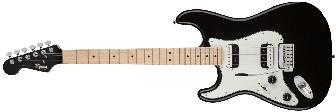 Guitarra Electrica Fender Squier Contemporary Stratocaster® HH Left-Handed, Maple Fingerboard, Black Metallic 0370229565