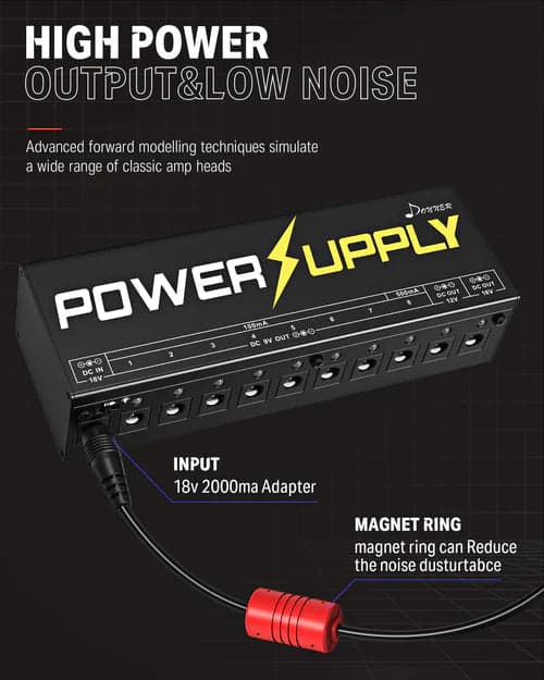 Fuente De Alimentacion Donner Ec811 Dp-1 Power Supply 2