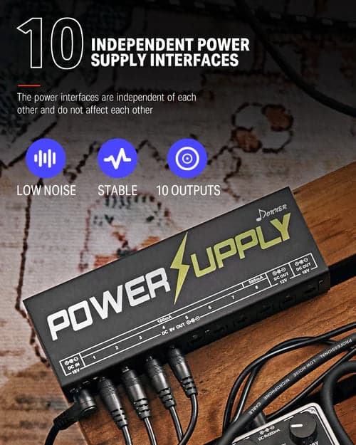Fuente De Alimentacion Donner Ec811 Dp-1 Power Supply 4