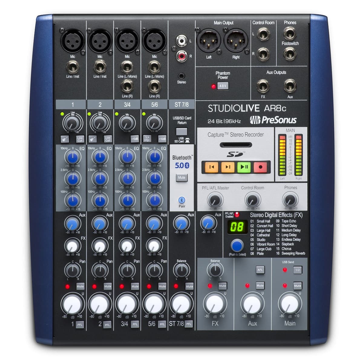 MEZCLADORA ANALOGA PRESONUS STUDIOLIVE AR8C 2