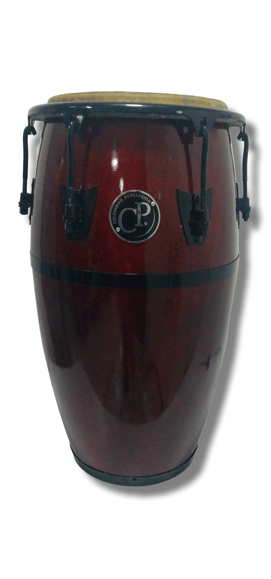 CONGA CP 12" 1/2 CHERRY EN FIBRA VIDRIO TUMBA CON ARO CONFORT