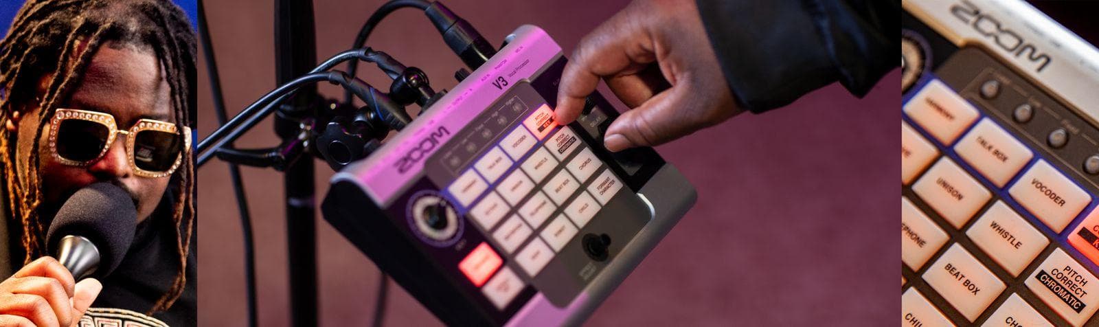 Procesador De Efectos Zoom V3/120gl Vocal 2