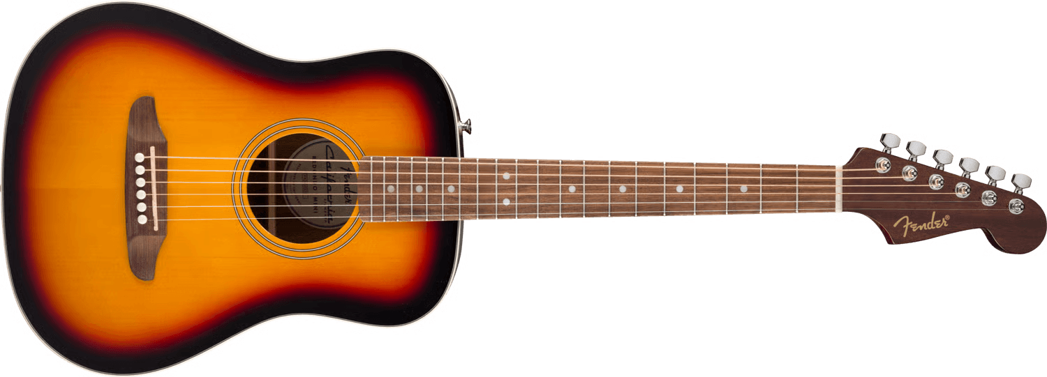 Guitarra Acustica Fender Ca Std Redondo Mini Wb Ib 3Ts 0974101100