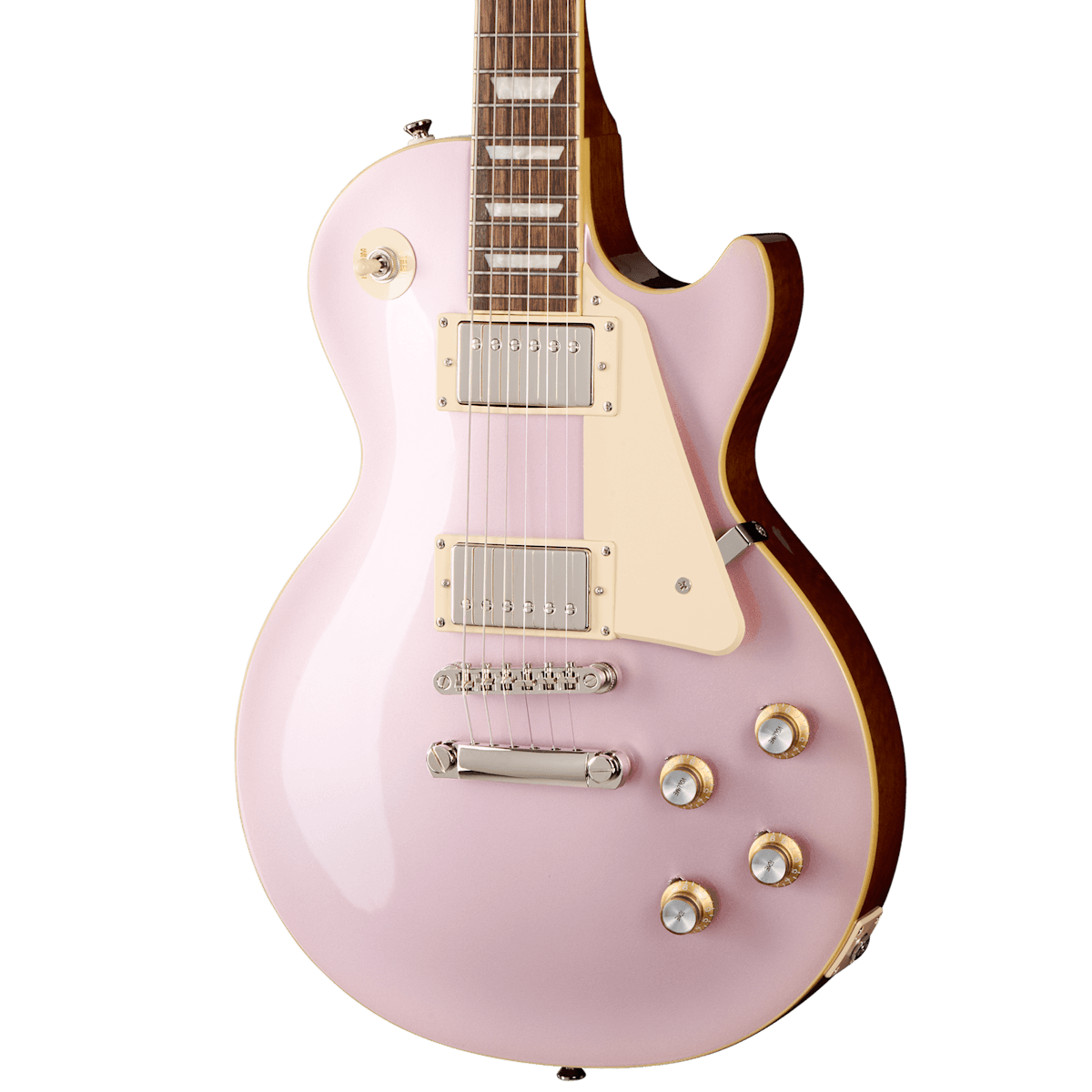 Guitarra Electrica Epiphone Lp Standard 60s Eiglp6hpnh1 Heather Poly Estuche 3