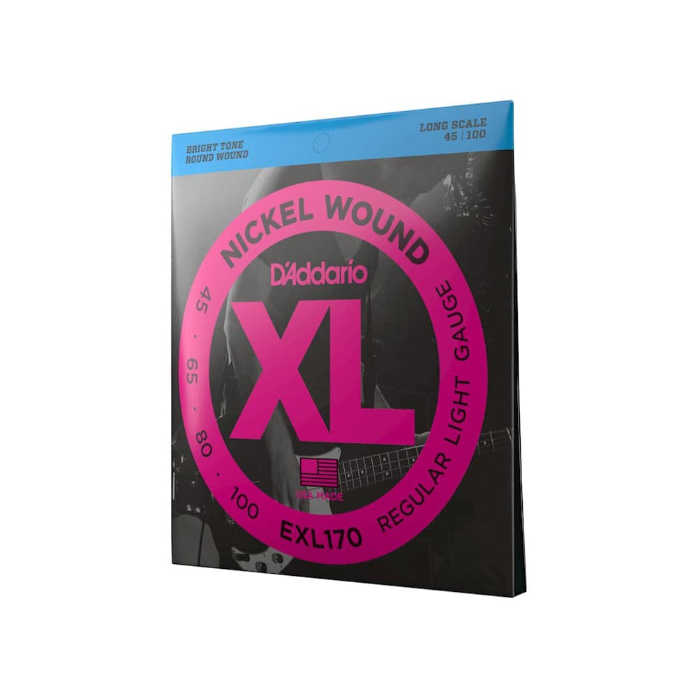 D'ADDARIO EXL170, CUERDAS PARA BAJO EN NÍQUEL, BLANDAS, 45-100, ESCALA LARGA 2