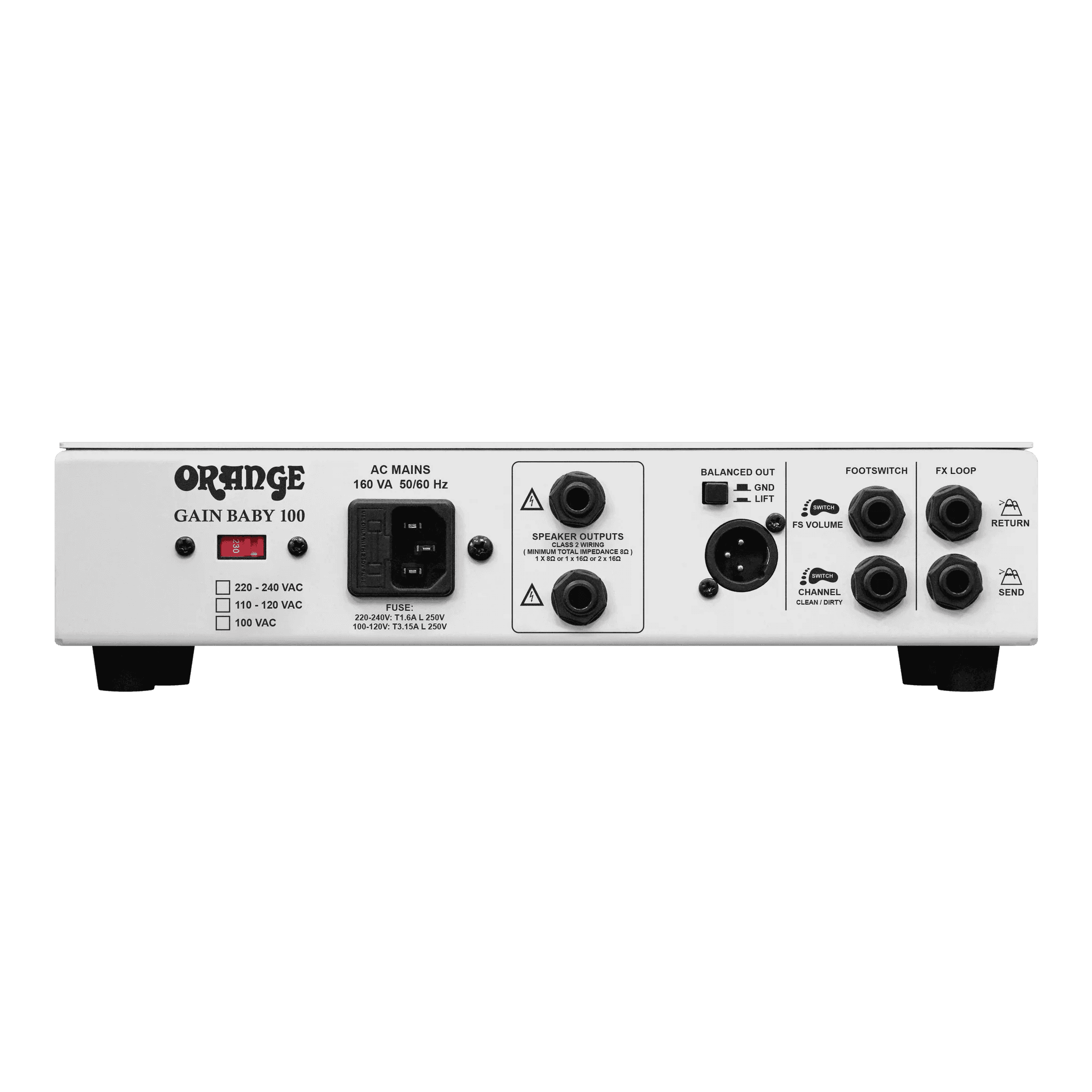 Amplificador Orange D-Gain-Baby-100 Cabezote Para Guitarra Electrica 6