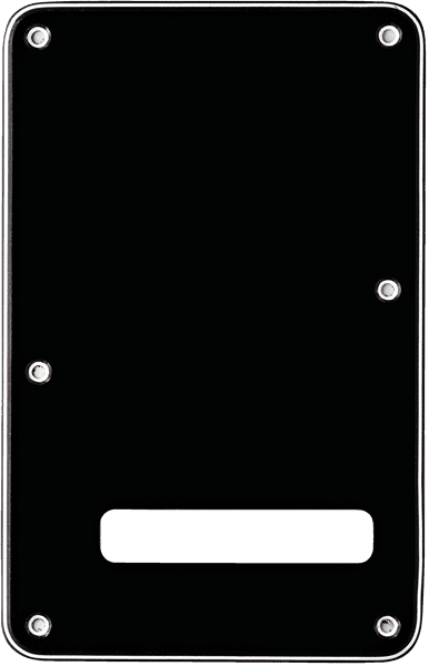Fender Stratocaster Backplate 3-ply Black 0991322000 2