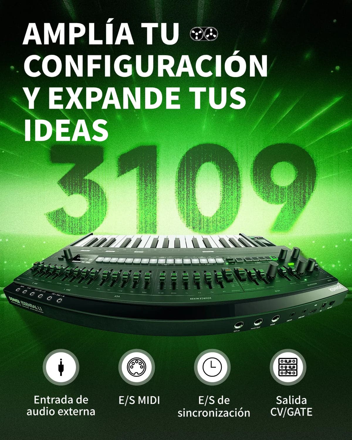 Sintetizador Donner Ec7074 Essential 6