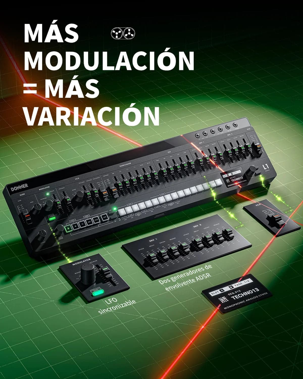 Sintetizador Donner Ec7074 Essential 7