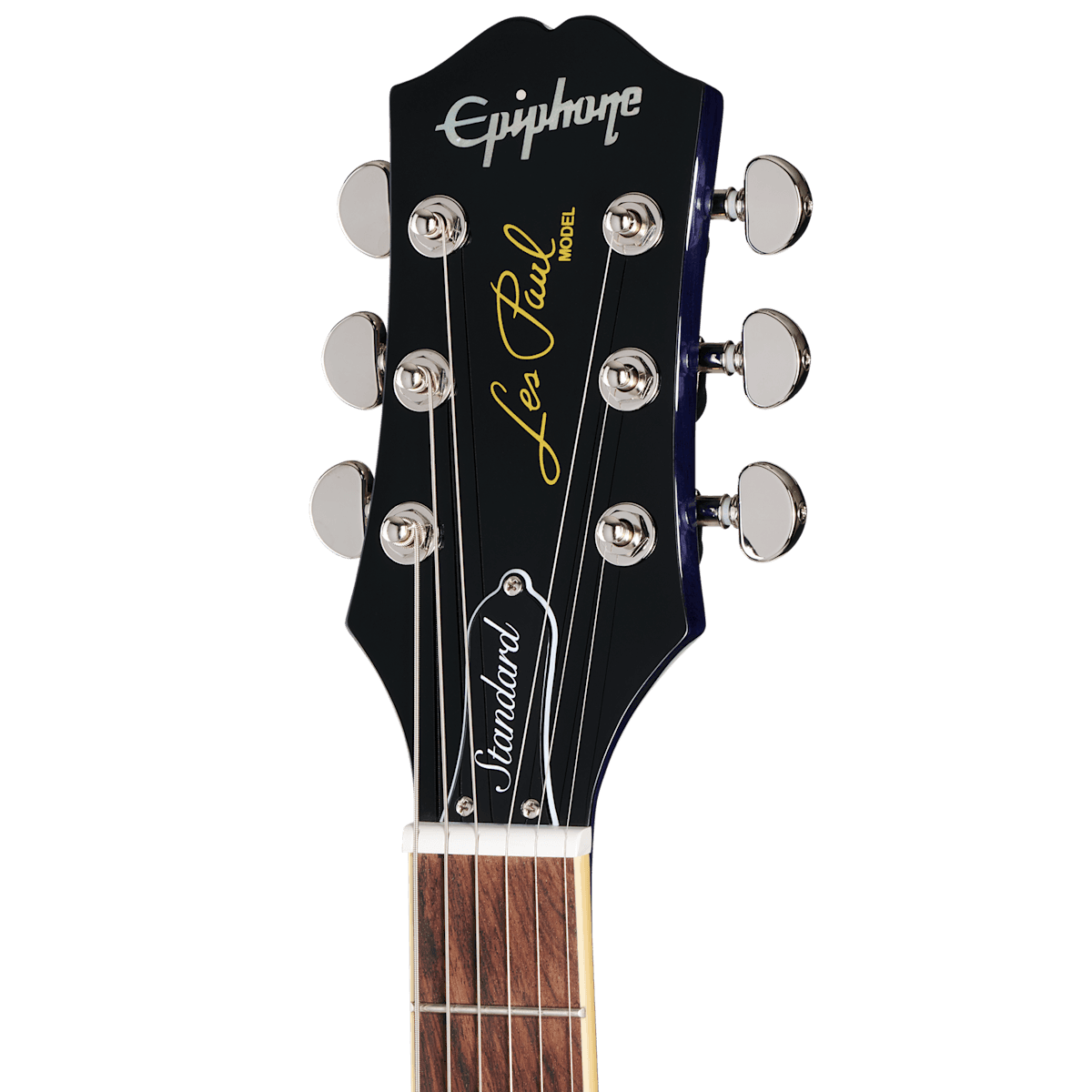 Guitarra Electrica Epiphone Lp Standard 60s Eiglp6bbnh1 60s Blueberry Burst Estuche 4
