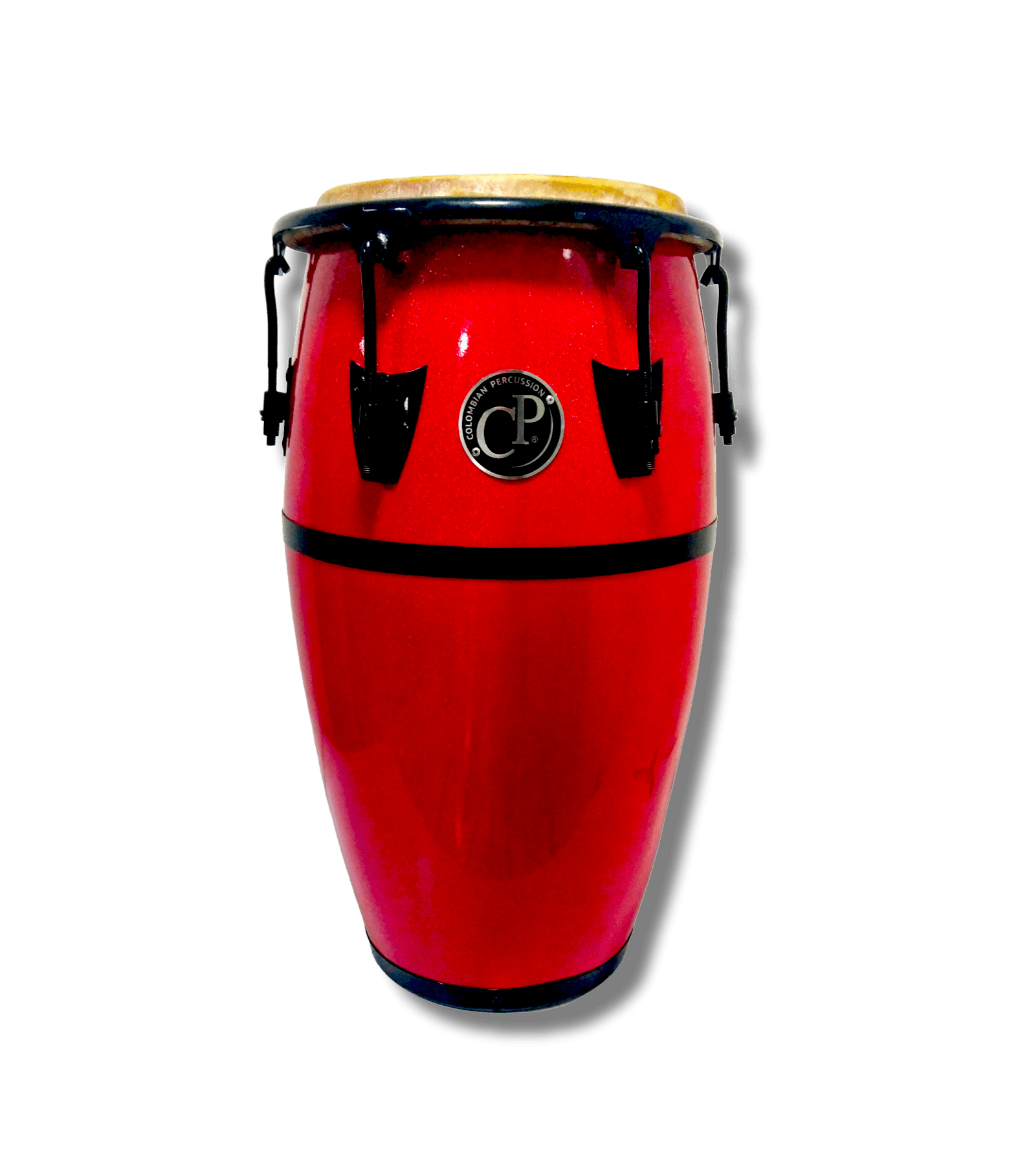 CONGA CP 12" 1/2 RED EN FIBRA VIDRIO TUMBA CON ARO CONFORT
